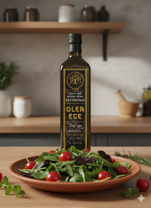 OLEAEGE Edremit – Natürel Sızma Zeytinyağı (1000 ml)